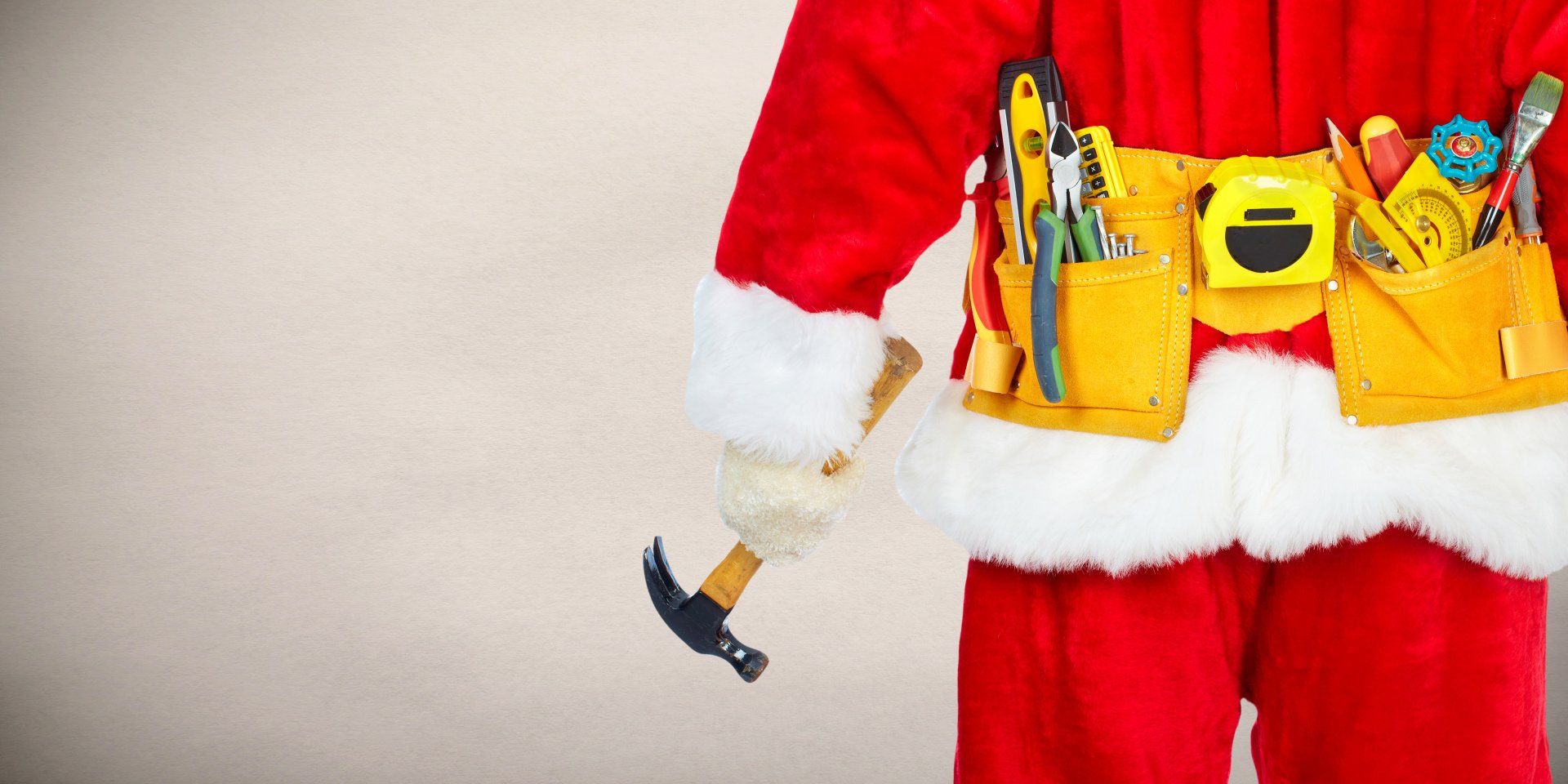 Santa With Toolbelt