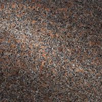 A close up of a brown granite counter top.
