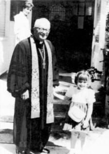 Chaplain Terry and little girl