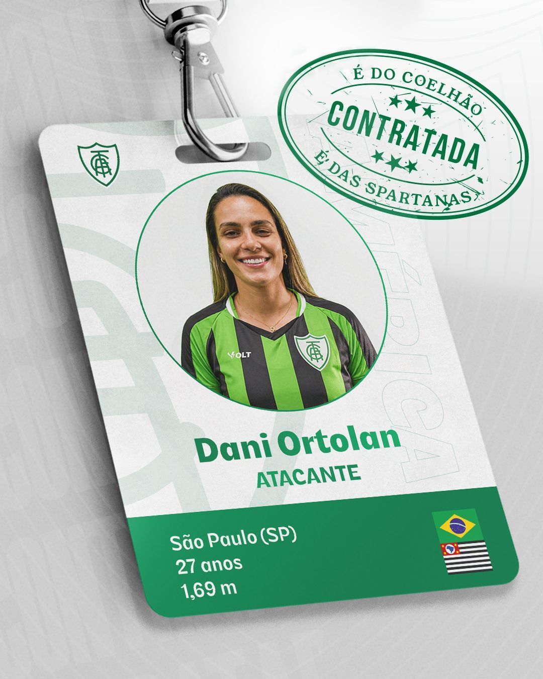 DANI ORTOLAN &Eacute; A NOVA ATACANTE DAS SPARTANAS