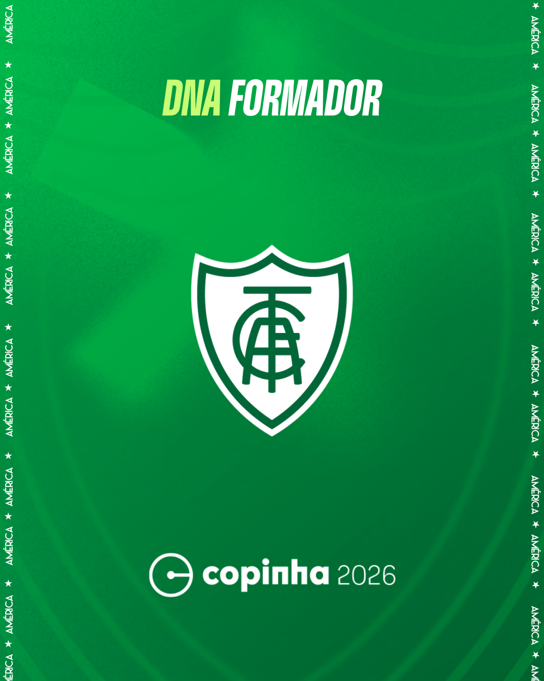 AMÉRICA DIVULGA LISTA DE ATLETAS INSCRITOS NA COPINHA 2026