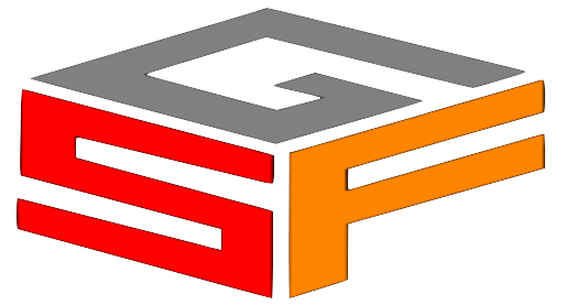Box-shaped logo with