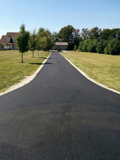 commercial warehouse paving