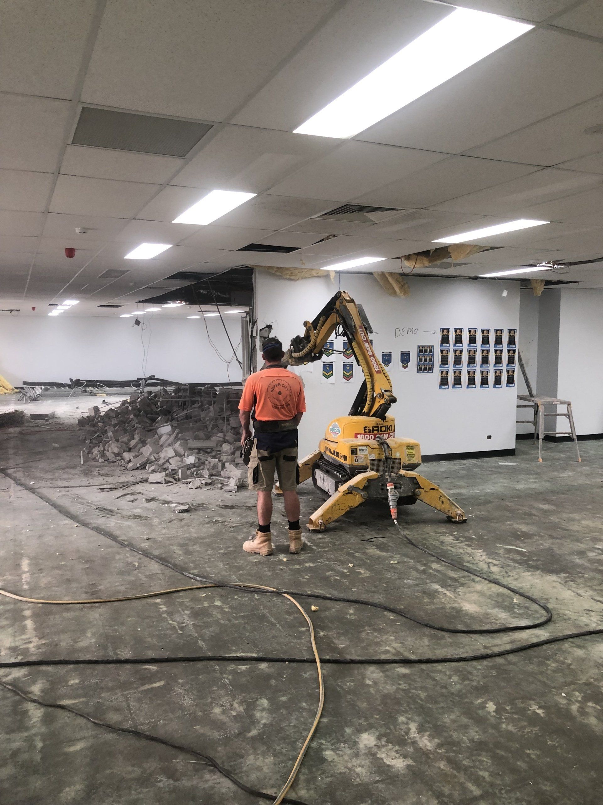 Brokk Demo — Super City Concrete Cutting In Darwin, NT