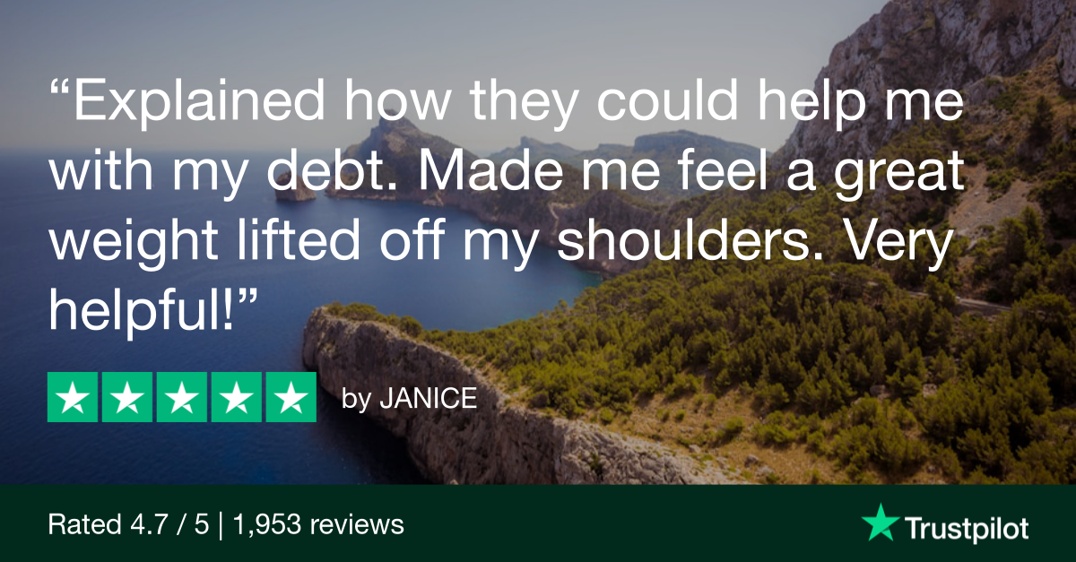 Delaware Debt Relief 5-star review by Janice, thankful for debt help and peace of mind.