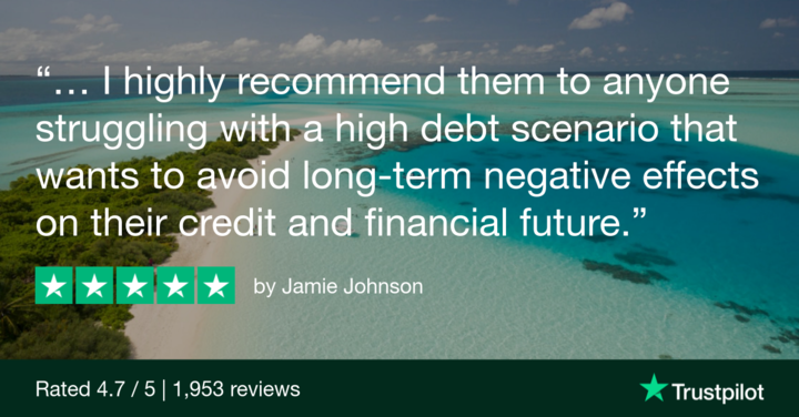 A 5-star Trustpilot review from Jamie for South Carolina Debt Relief