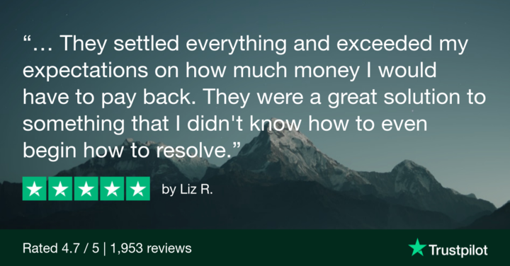 5-star review by Liz to Rhode Island Debt Relief, grateful for a smooth debt settlement.