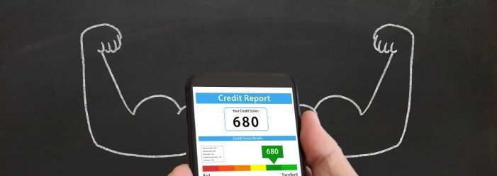 Image showing a credit score meter, highlighting the importance and impact of credit scores in personal financial management.