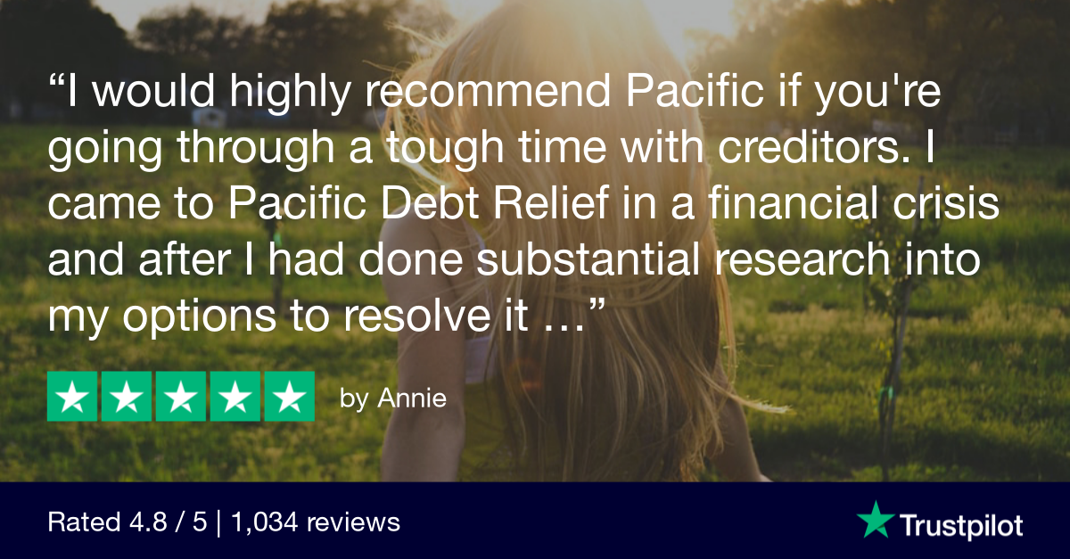 Verified Customer Review from Pacific Debt Relief
