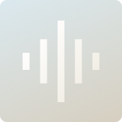 White sound wave icon on a light gray square background.