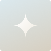 White diamond shape on a light gray-blue gradient background.