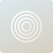 White concentric circles on a light gray square.