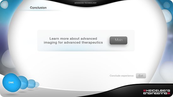 Conclusion slide with text and a 