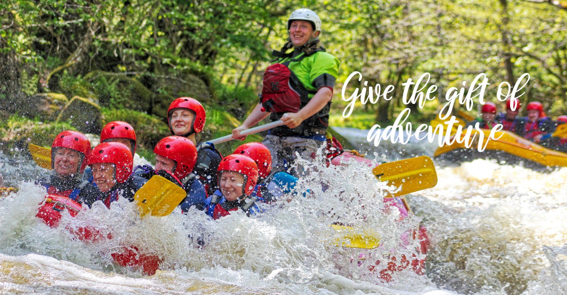 gift voucher canyoning at National White Water Centre