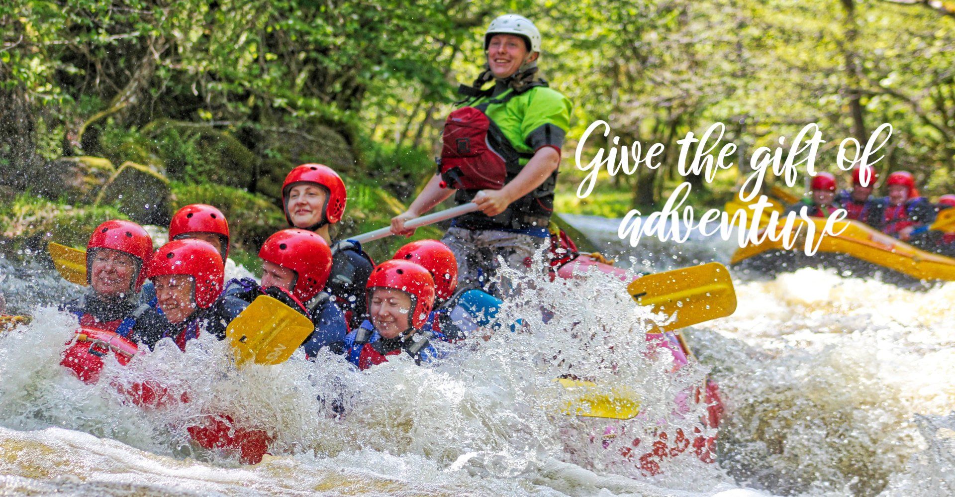 White Water Rafting Activities Gift Vouchers