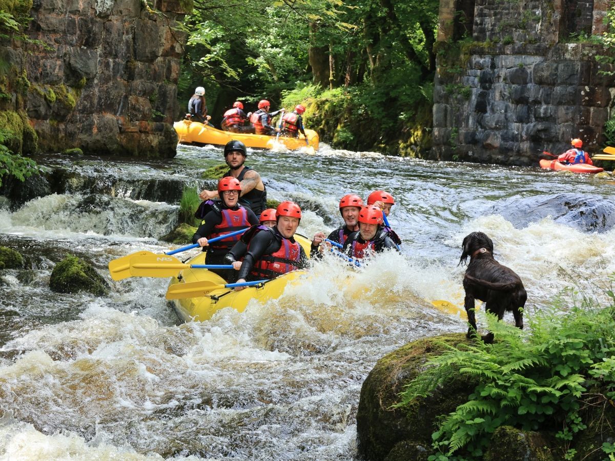 Kayak shop at Canolfan Tryweryn