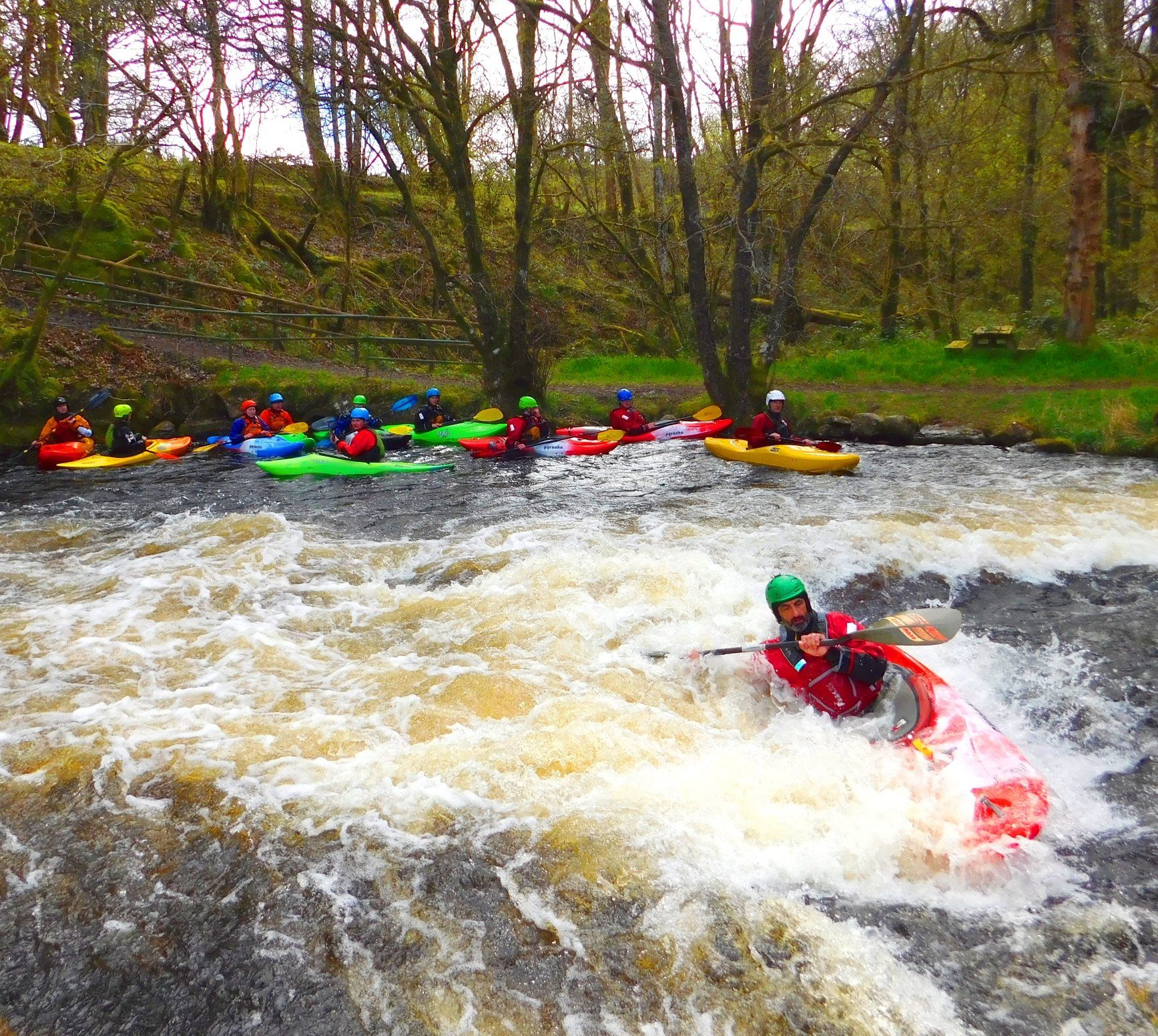 Information for British Canoeing affiliated clubs kayaking at the whitewater centre