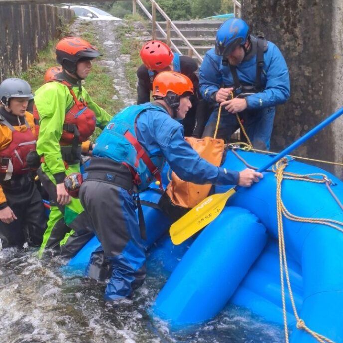 Rescue 3 WRT Instructor training and assessment courses at Canolfan Tryweryn