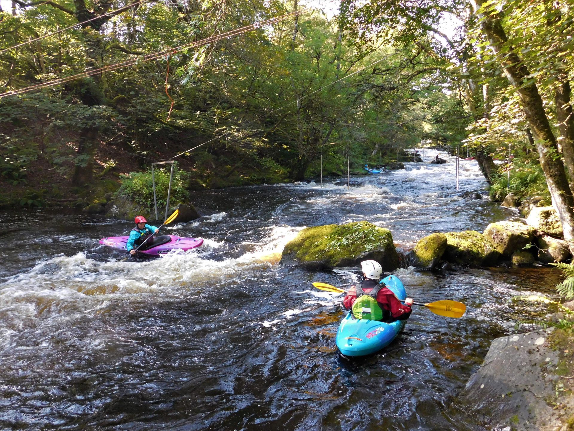 BCAB (Paddle UK) courses at Canolfan Tryweryn