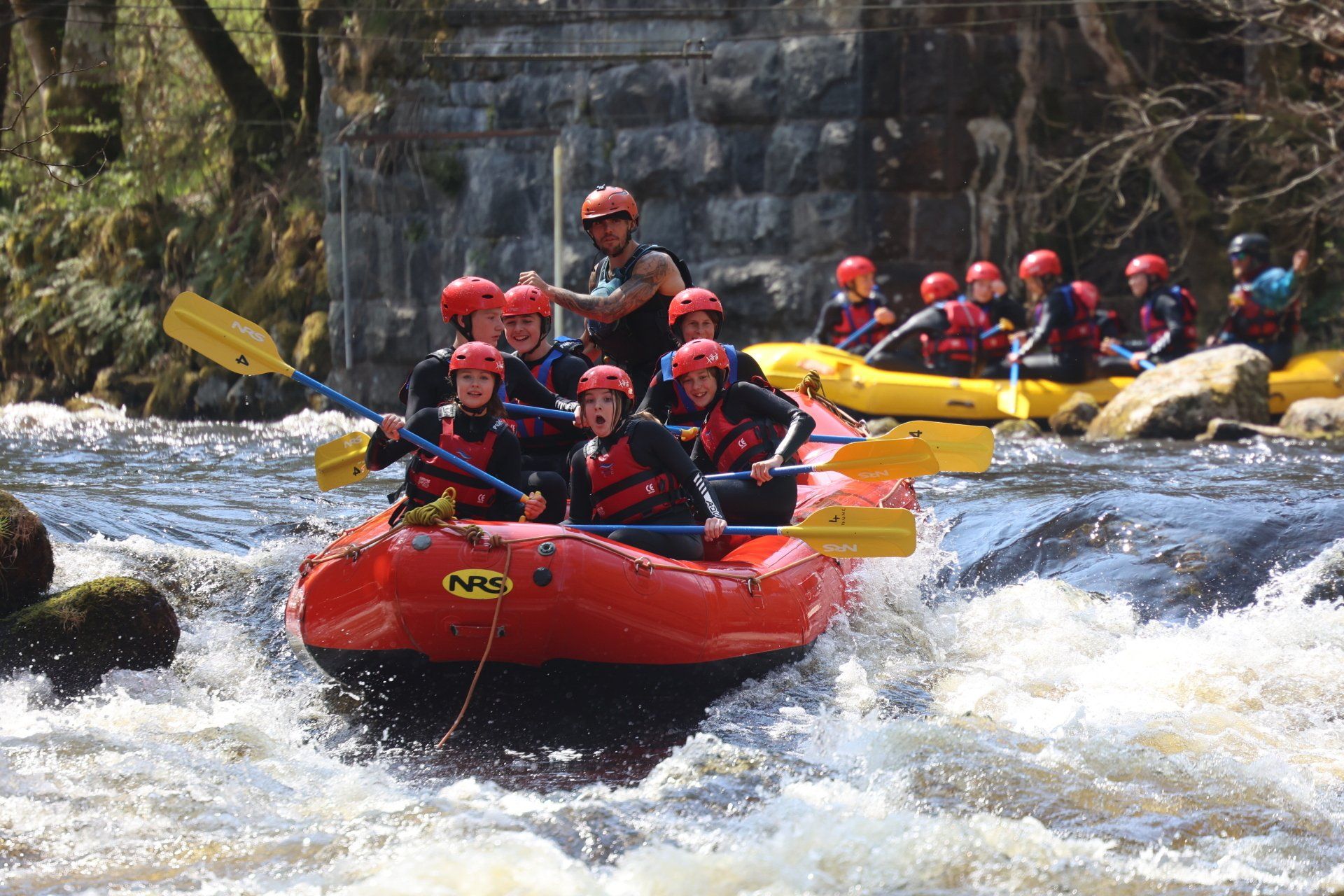 Ultimate Whitewater Rafting Session in Bala, Wales