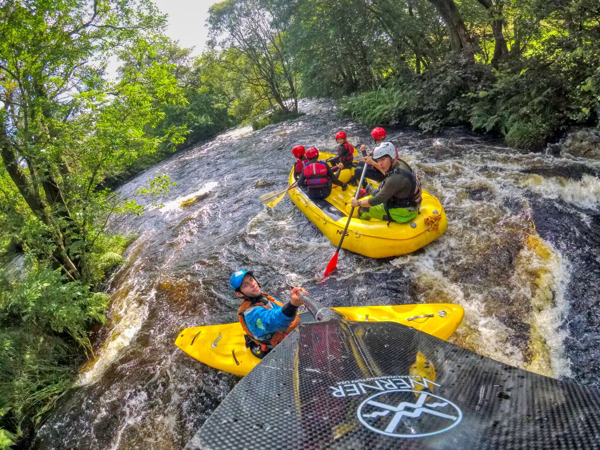 Whitewater Rafting Safari in Snowdonia, Wales