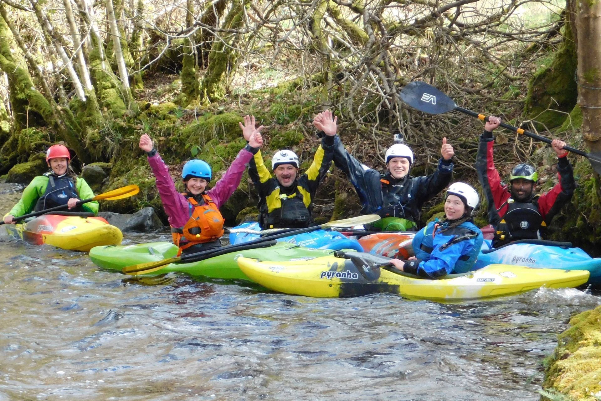 Winter Paddling Prep on the Afon Tryweryn