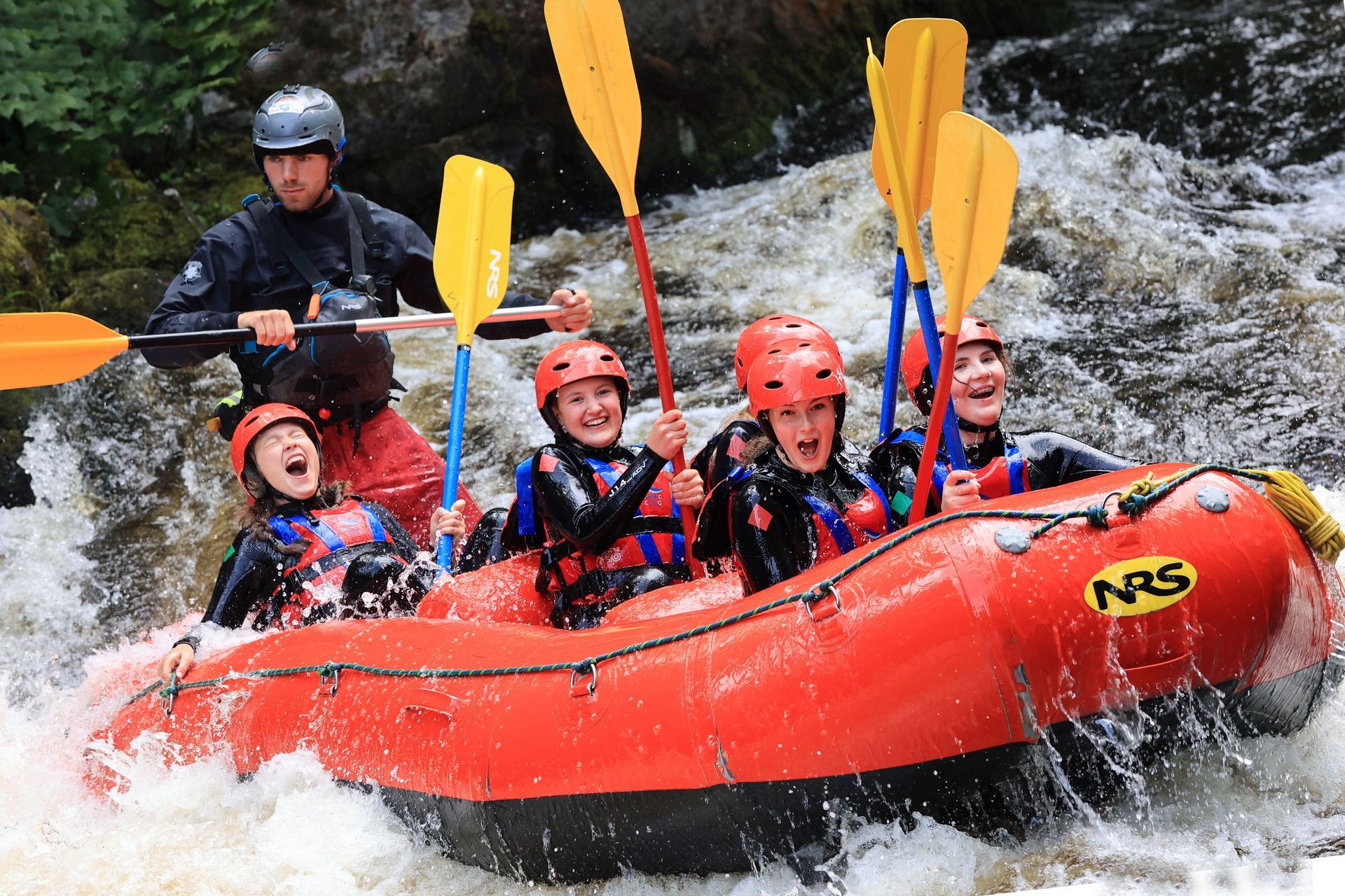 Rapid Whitewater Rafting Session in Eryri, Wales