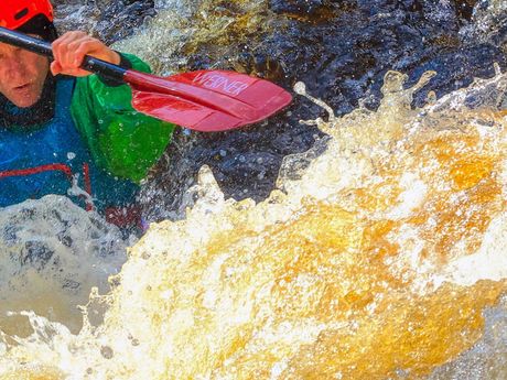 Water information at Canolfan Tryweryn