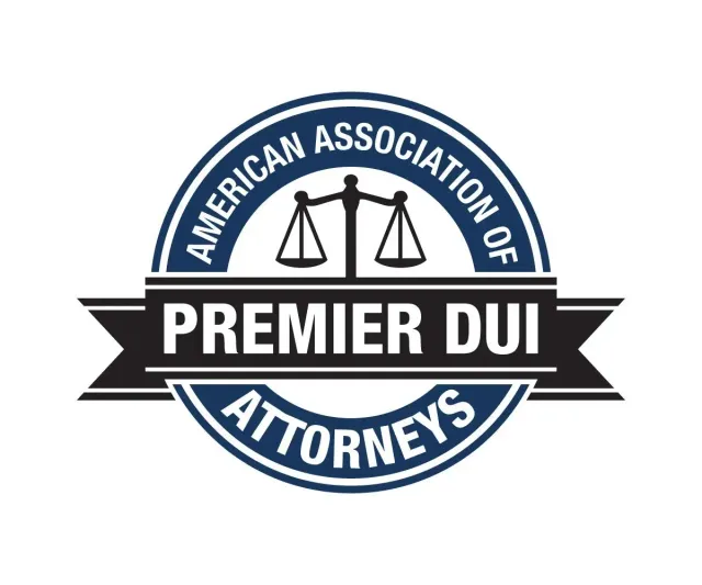 The logo for the american association of premier dui attorneys