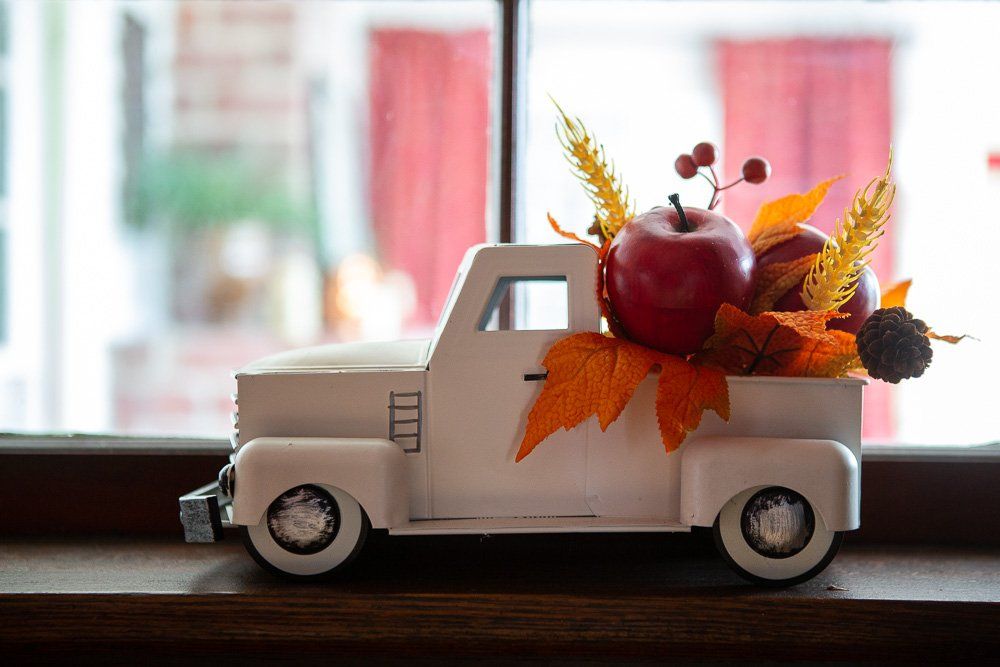 car decoration by window