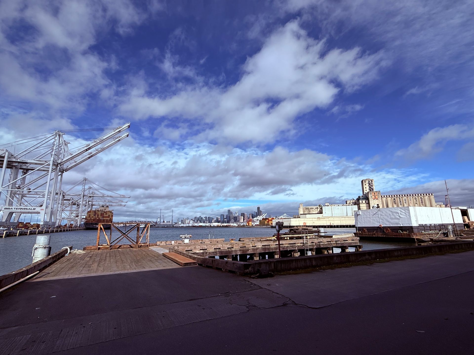 pacific termiansl waterfront location