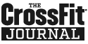 The CrossFit Journal logo: bold black text on white; 