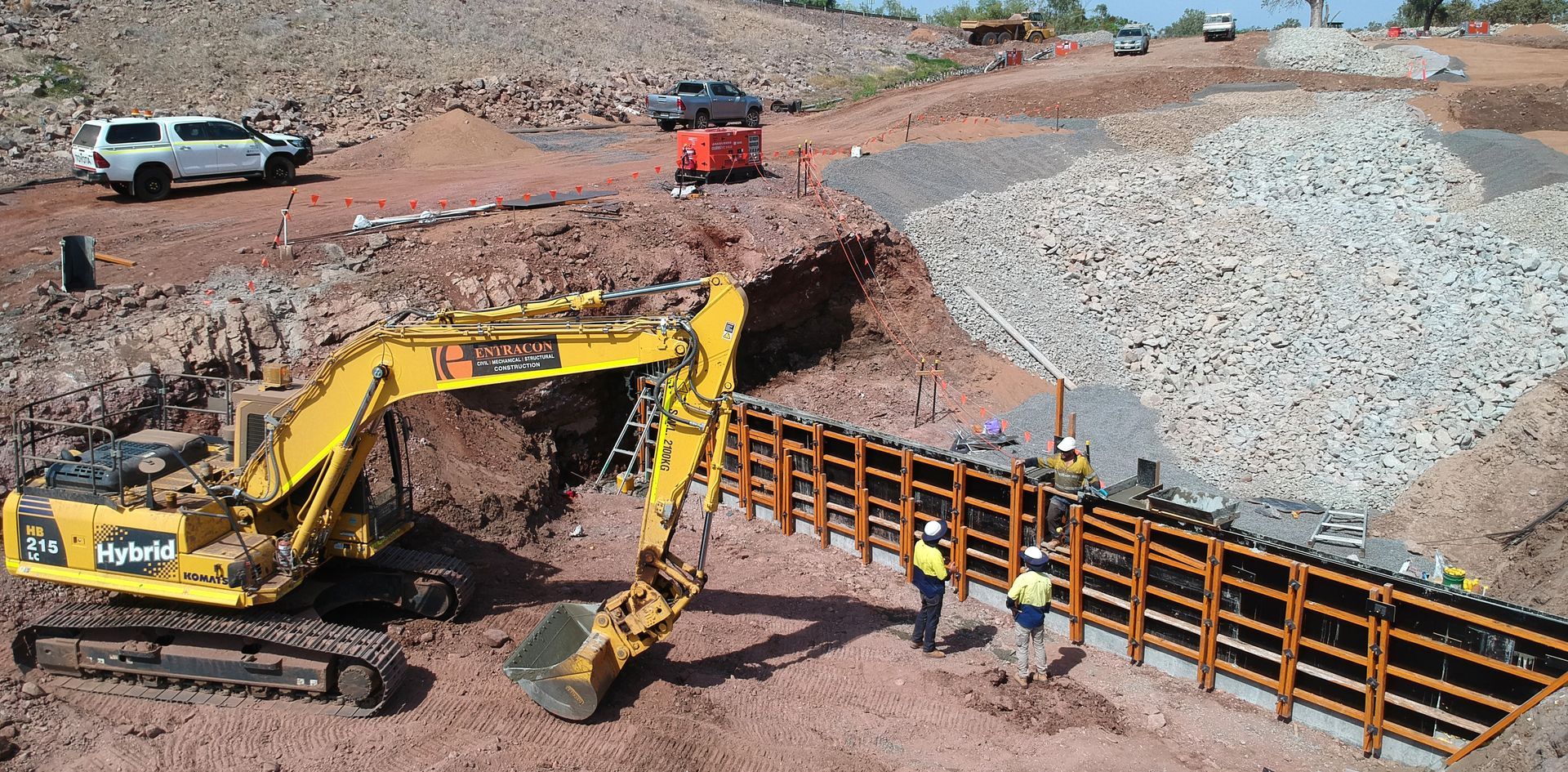 Dam construction and maintenance