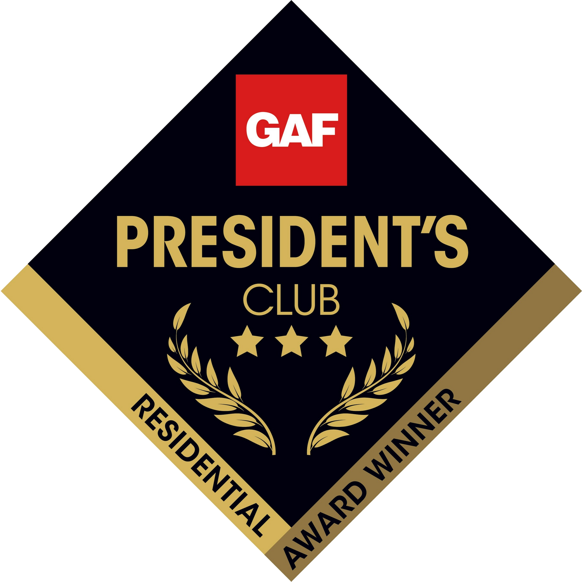 NBS Roofing GAF President's Club Logo Roof Inspection Acworth GA