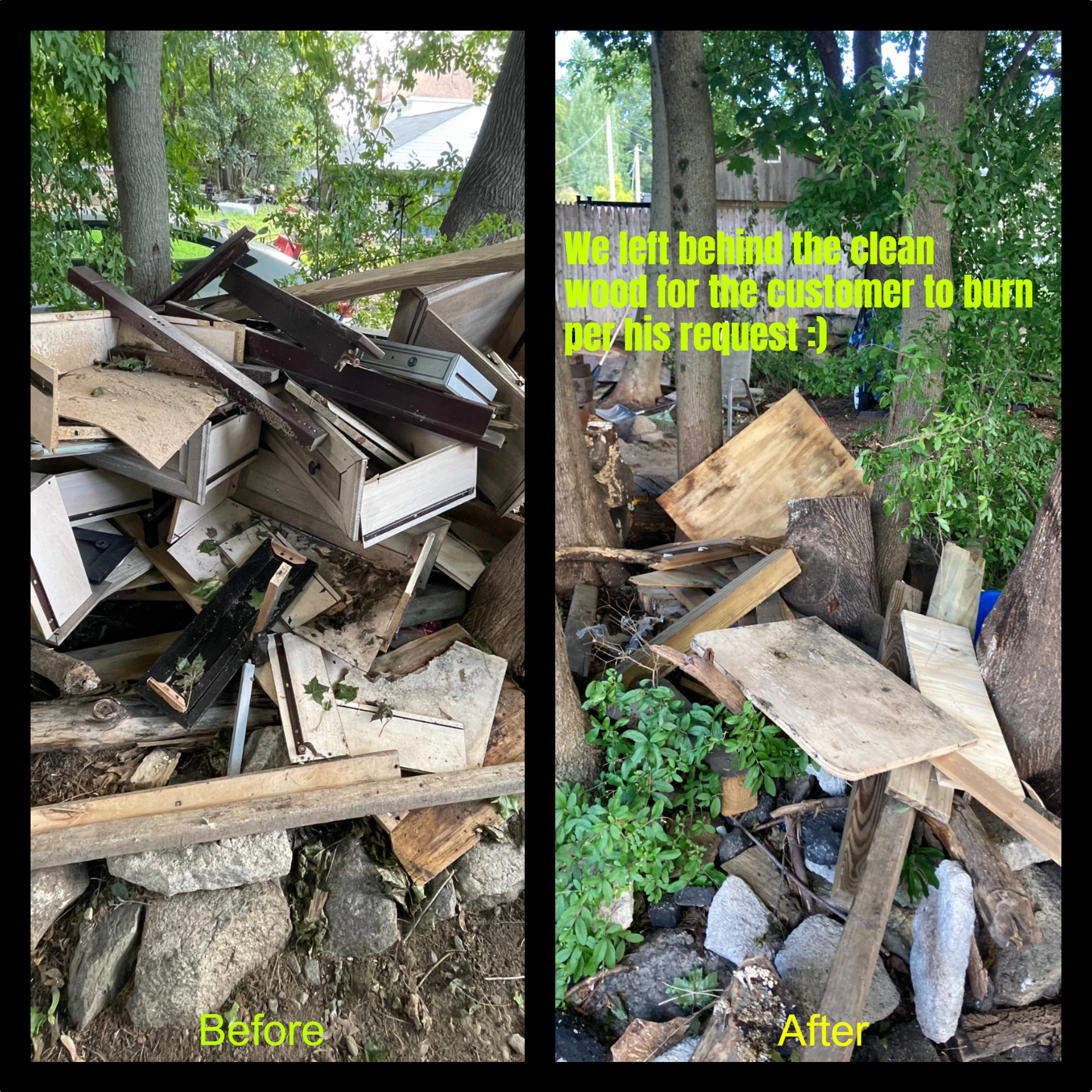 junk removal west warwick ri