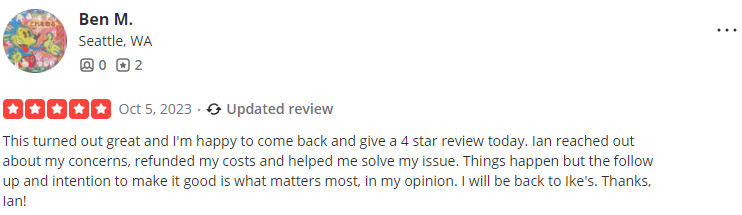 uncle ikes carwash reviews