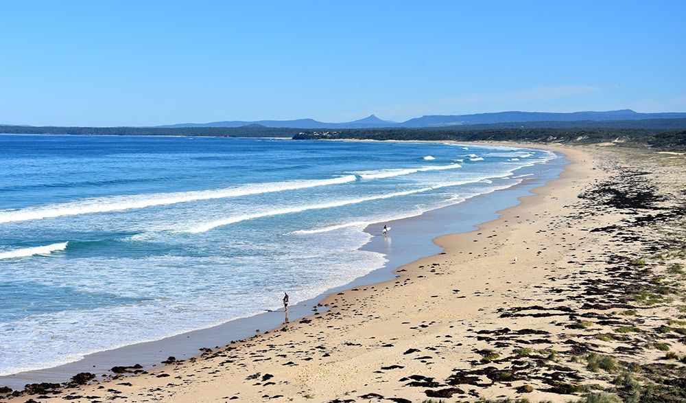 Panoramic Landscape Of Sussex Inlet Beach — Optimum Towing in Sussex Inlet, NSW
