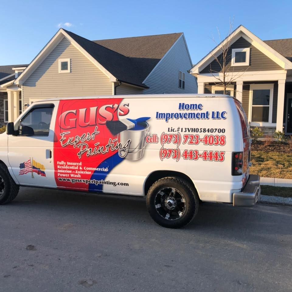 White Van Parked Outside - Madison, NJ - Gus Home Improvement LLC