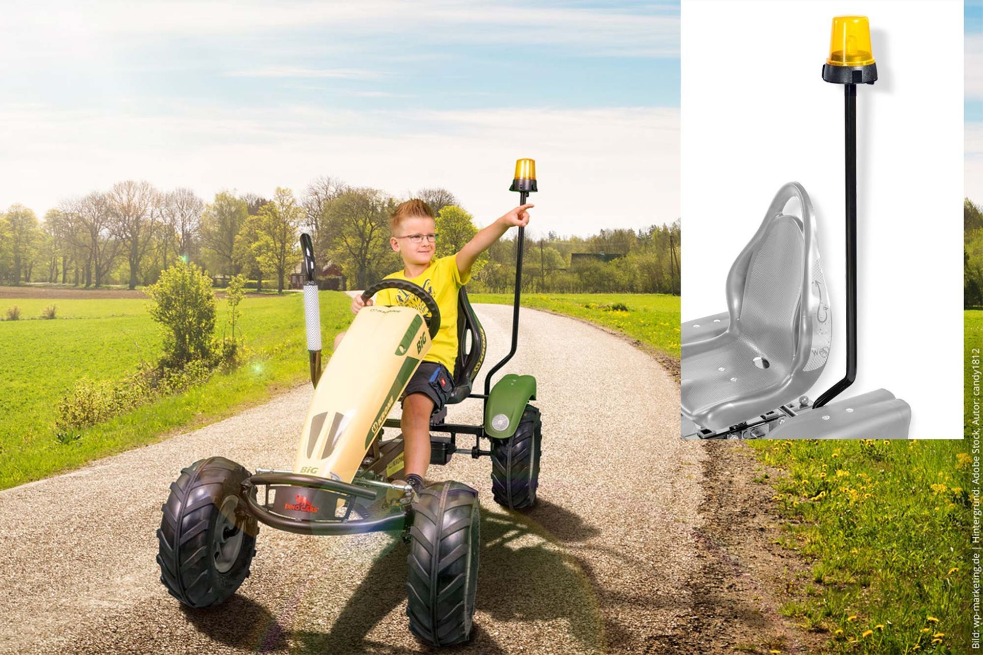 Dino-Cars Evers Zubehör, Rundumleuchte, Tracks