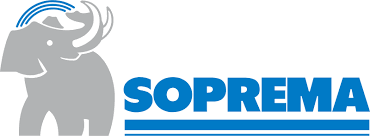 Un logo pour une entreprise appelée Suprema avec un éléphant dessus