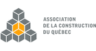Le logo de l'association de la construction du québec est une pyramide de cubes.