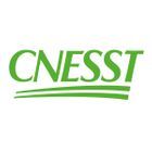 Le logo cnesst est vert et blanc sur fond blanc.