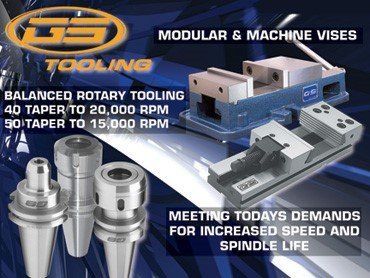 A poster for gs tooling modular and machine vise.