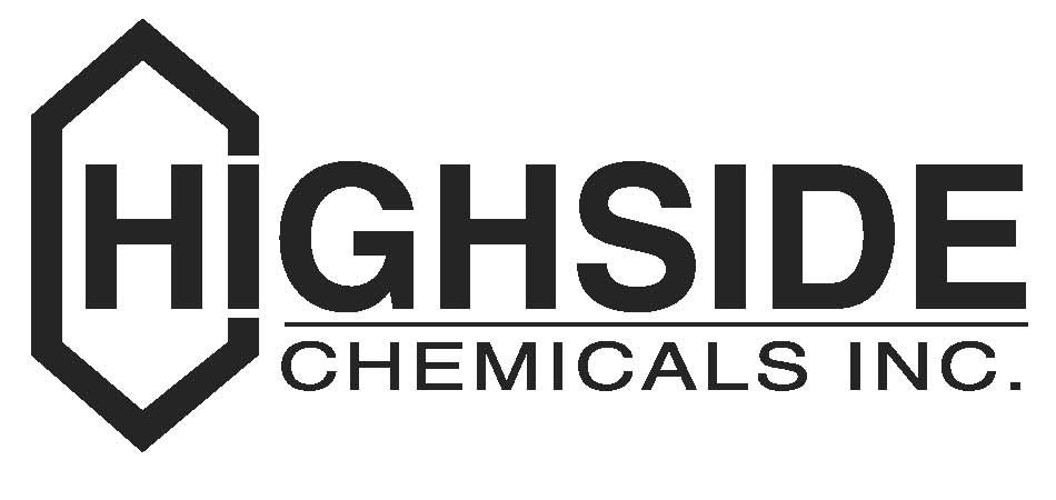 A black and white logo for highside chemicals inc.