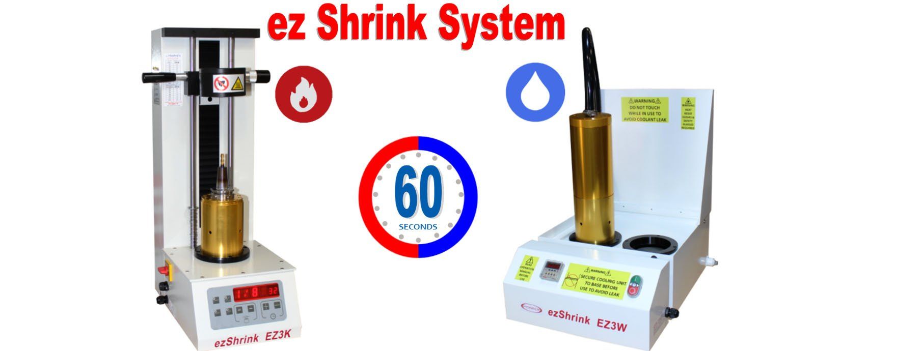 A machine that says ez shrink system on it