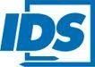 A blue and white logo for ids is shown on a white background.