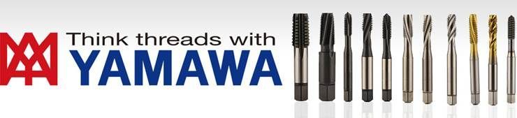 A yamaha logo with a bunch of threads on it