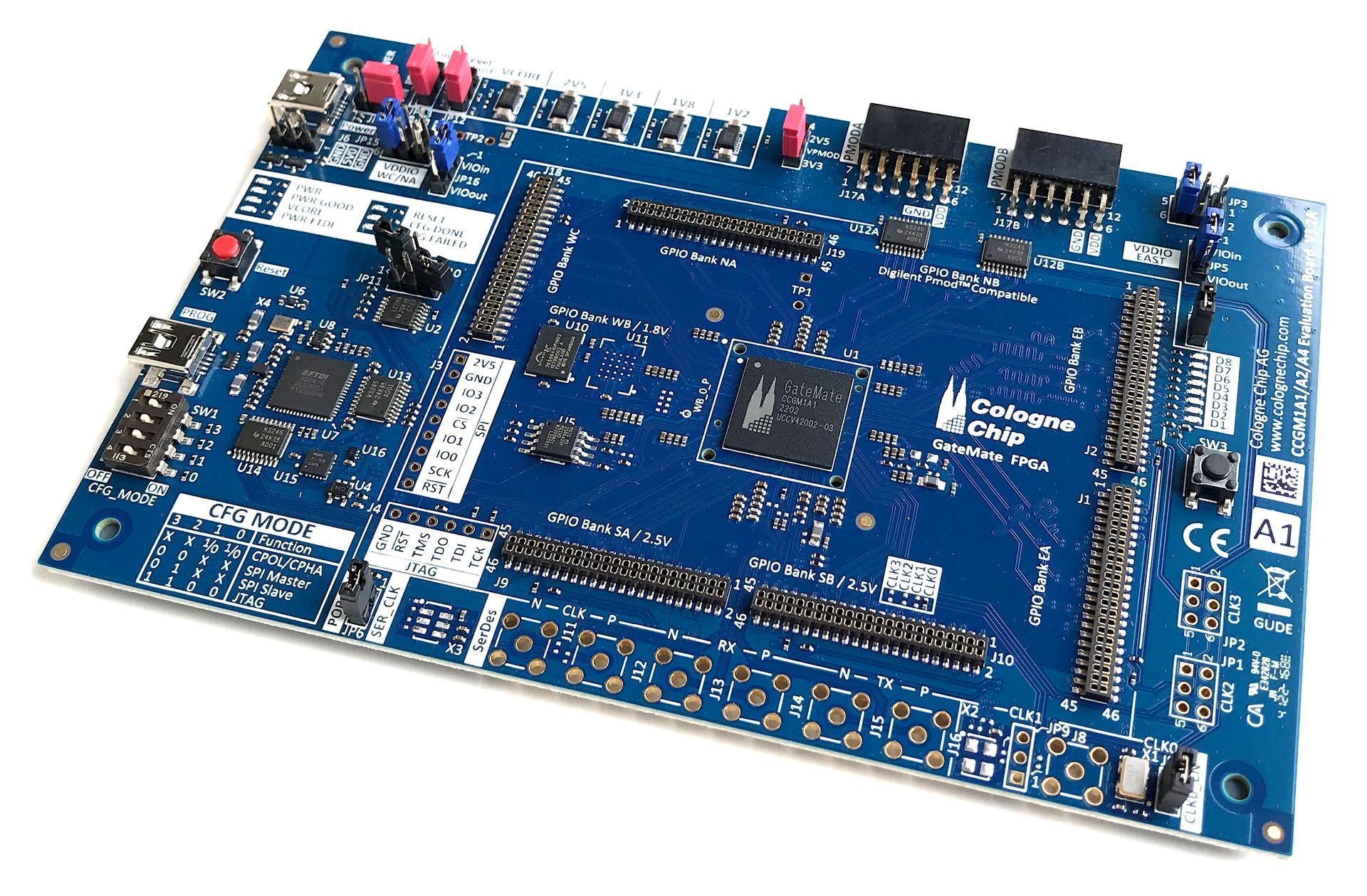 GateMateTM FPGA Evaluation Board
