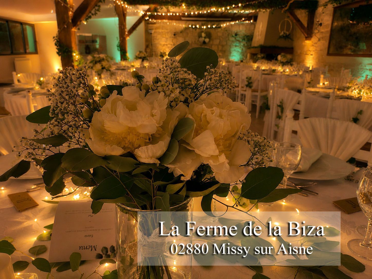 la ferme de la biza jean eric dj animation mariage aisne 02 oise marne decoration led ambiance repas mariage aisne