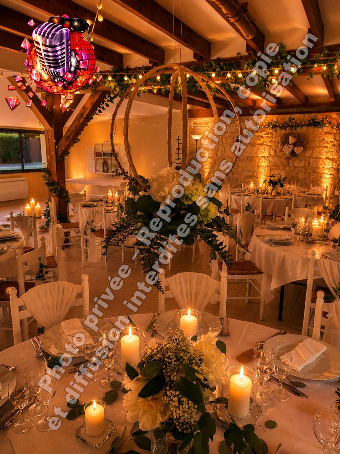 la ferme de la biza missy sur aisne mariage jean eric dj animation 